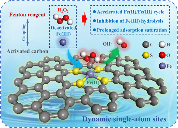 科研速递 | 中国科学院大学陈荣志课题组ES&T：动态单原子位点在活性炭与芬顿耦合体系降解有机污染物中被忽视的作用